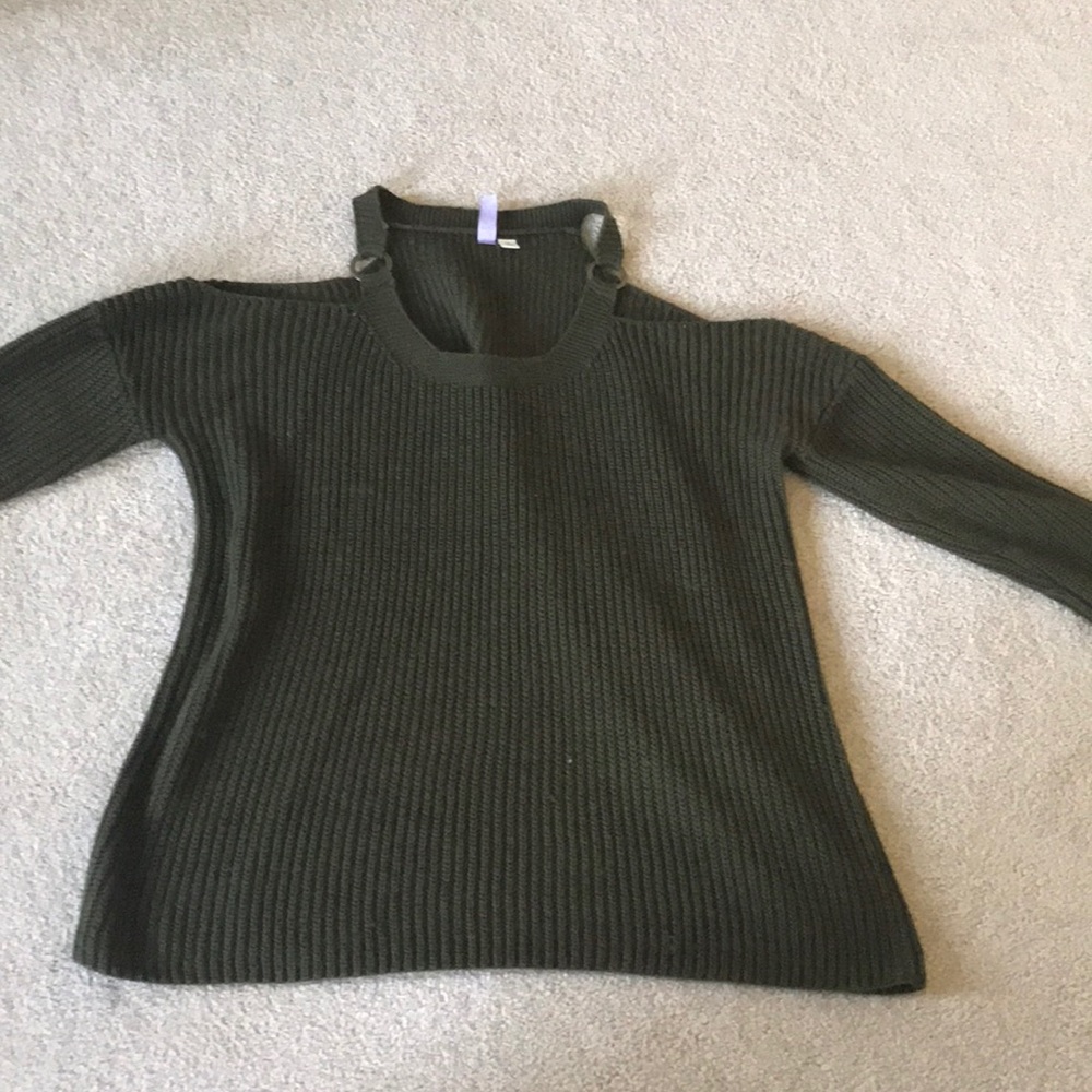 Cold Shoulder Sweater